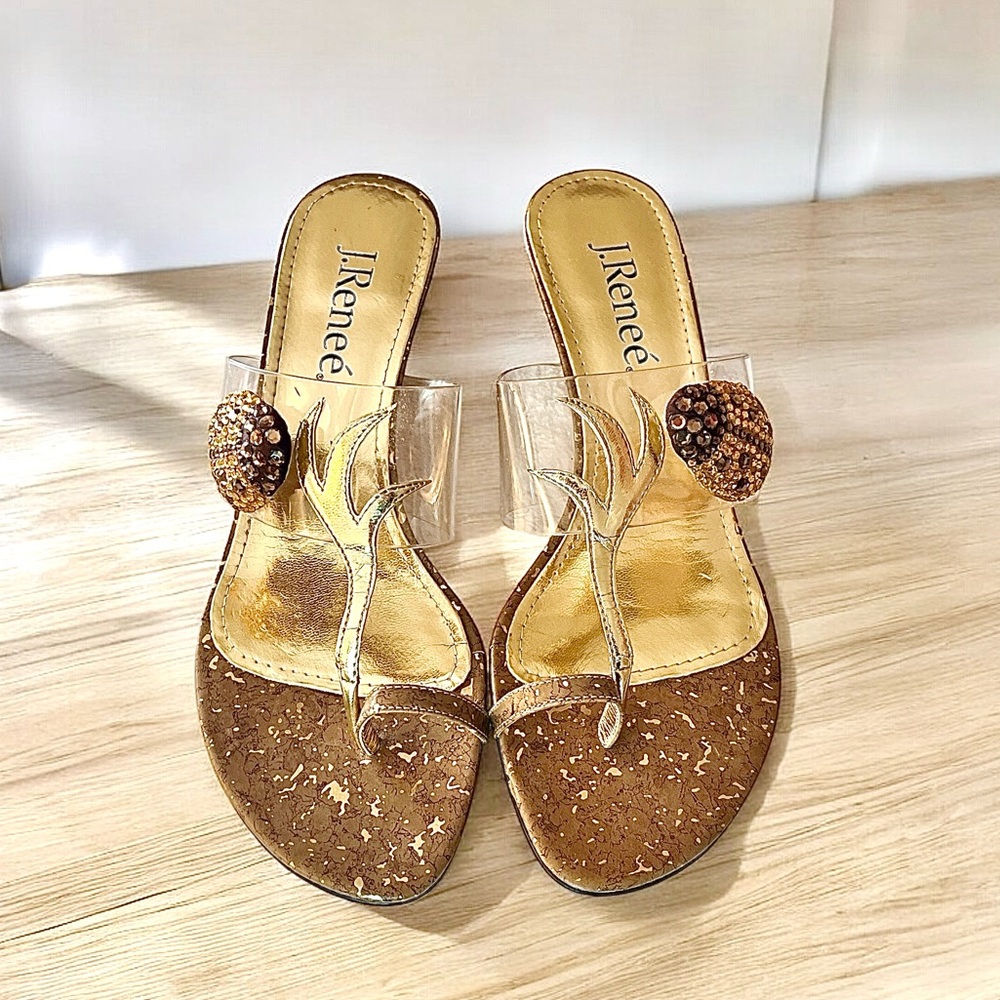 J. Renee Ladybird Sandals Size 9N